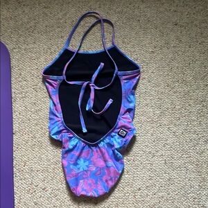 Jolyn Clothing Pink and Blue One Piece Swimsuit.  Like NEW